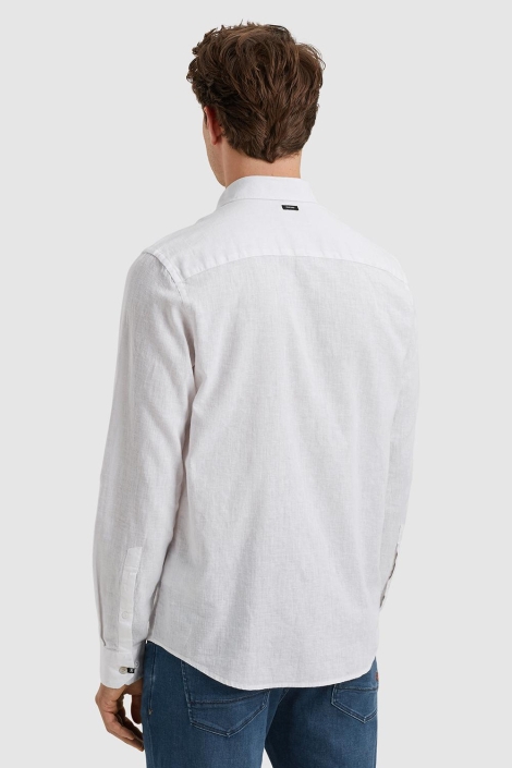 Vanguard long sleeve shirt linen cotton ble